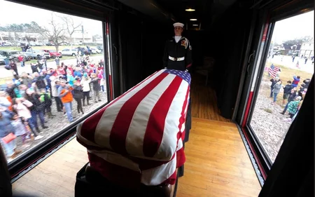 ABŞ-ın sabiq prezidenti Corc Buş (ata) Texasda dəfn edilib - FOTO - VİDEO