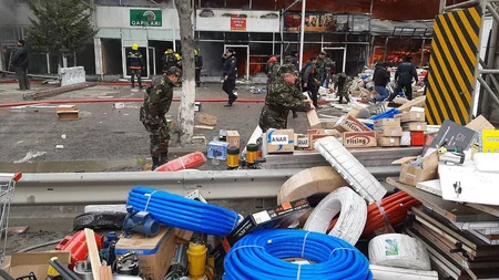 “EuroHome”dakı yanğından - FOTOREPORTAJ