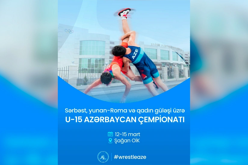 Güləş üzrə U-15 Azərbaycan çempionatı keçiriləcək