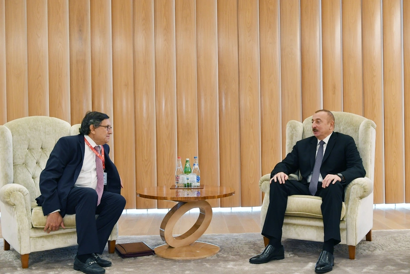 Президент Ильхам Алиев встретился с заместителем генерального секретаря ООН