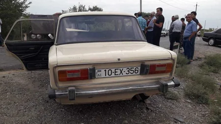 İmişlidə iki maşın toqquşub - FOTO