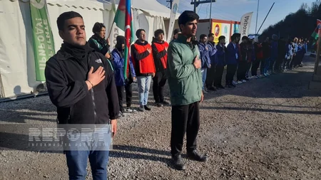 Yüksək əhvali-ruhiyyə: Xankəndi-Laçın yolunda aksiyanın 136-cı günü