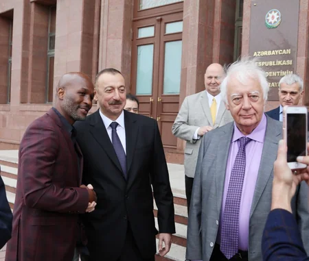 President Ilham Aliyev receives participants of 55th Convention of World Boxing Council