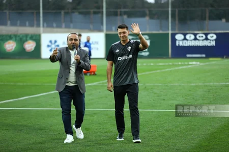 Almaniya millisinin sabiq futbolçusu Mesut Özil Qarabağ klubunun qonağı olub -VİDEO