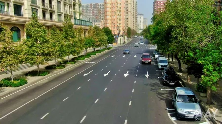 Bakının Azadlıq prospektinin bir hissəsi təmir edilib