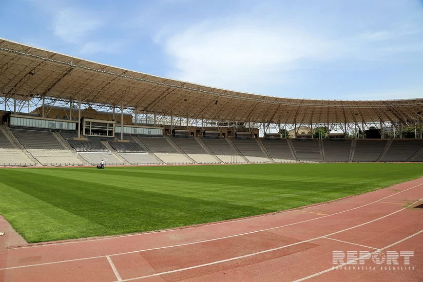 Tofiq Bəhramov adına Respublika Stadionunun ot örtüyü hazırdır - FOTO