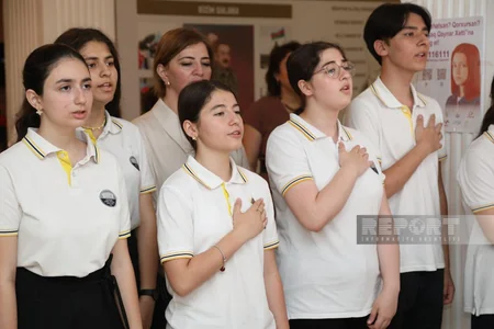 İrpen məktəbinin şagirdləri Akademik Zərifə Əliyeva adına liseydə olublar