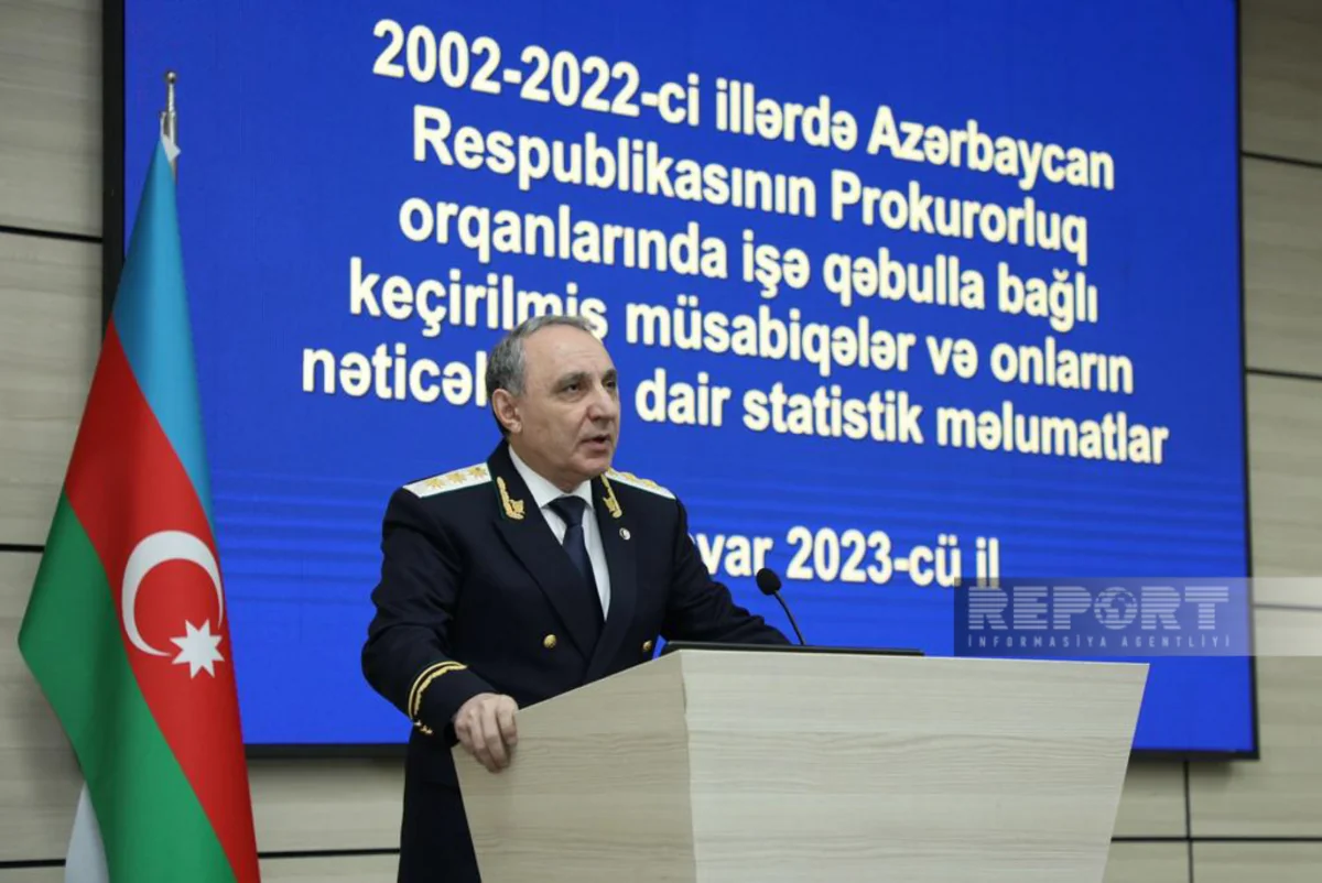 Baş Prokurorluqda qulluğa yeni qəbul edilmiş gənc hüquqşünasların andiçmə mərasimi keçirilib