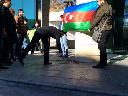 Gürcüstanda SOCAR-ın təqaüdçü tələbələri anım mərasimi keçiriblər