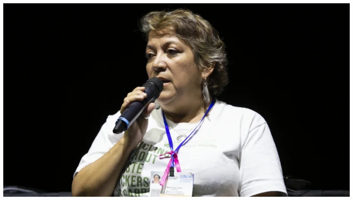 Chilean waste pickers demand justice in climate financing