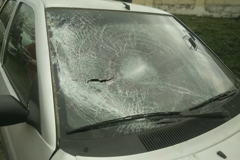 Qaxda 57 yaşlı piyadanı avtomobil vurdu - FOTO - VİDEO - YENİLƏNİB