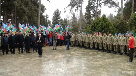 В Билясуваре состоялось открытие мемориального комплекса в память шехидов апрельских боев - ФОТО