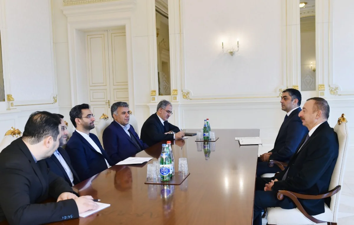 President Ilham Aliyev receives Iranian minister of information and communications technology