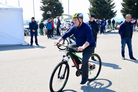 Bakıda “Az avtomobil, çox həyat” devizi altında veloyürüş keçirilib