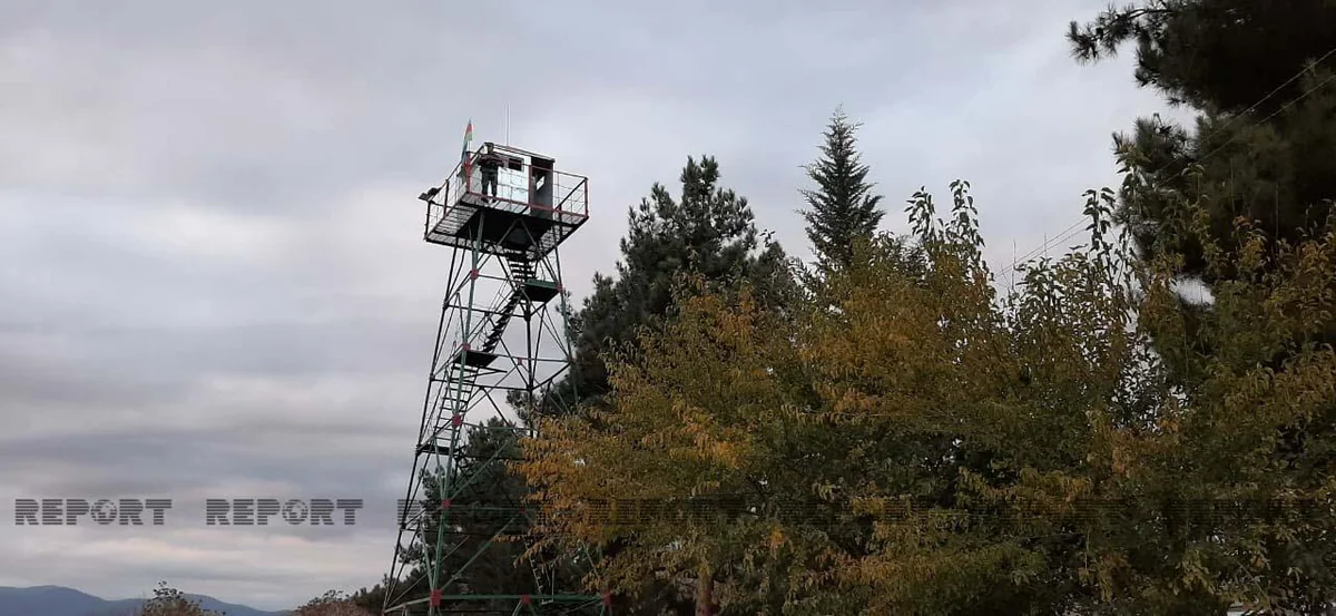 Обнародованы кадры с пограничной заставы в Миндживане