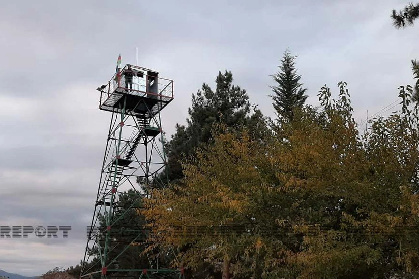 Mincivan sərhəd zastavasının görüntüləri