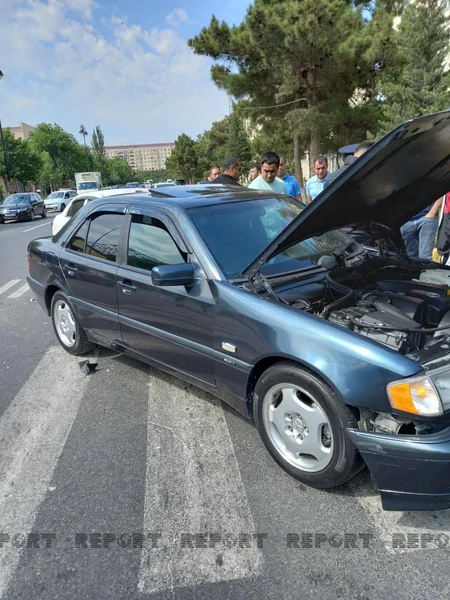 Sumqayıtda avtomobillər toqquşub