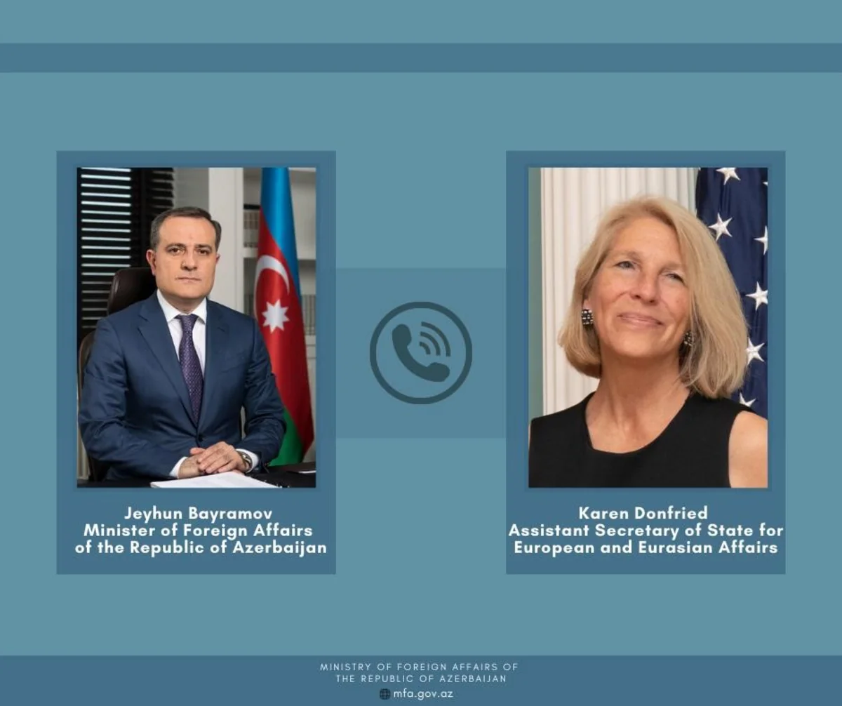 Azerbaijani FM fills US Assistant Secretary of State in on Armenia’s provocation