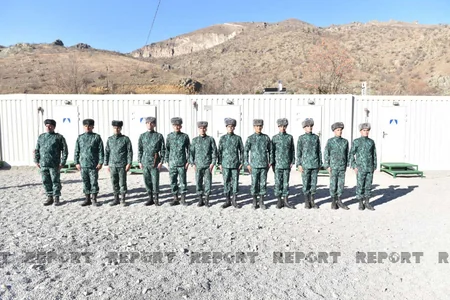 Gorus-Qafan yolu üzərində sərhəd postunun yeni inzibati binasının açılışı olub