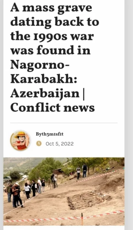 Dünya mətbuatı Edillidə aşkarlanan kütləvi məzarlıqla bağlı geniş məlumat yayıb