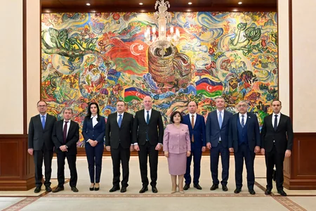 Sahibə Qafarova bolqarıstanlı həmkarı ilə görüşüb