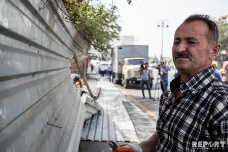 Bakıda qeyri-qanuni obyektlərin söküntüsünə başlanılıb - FOTO