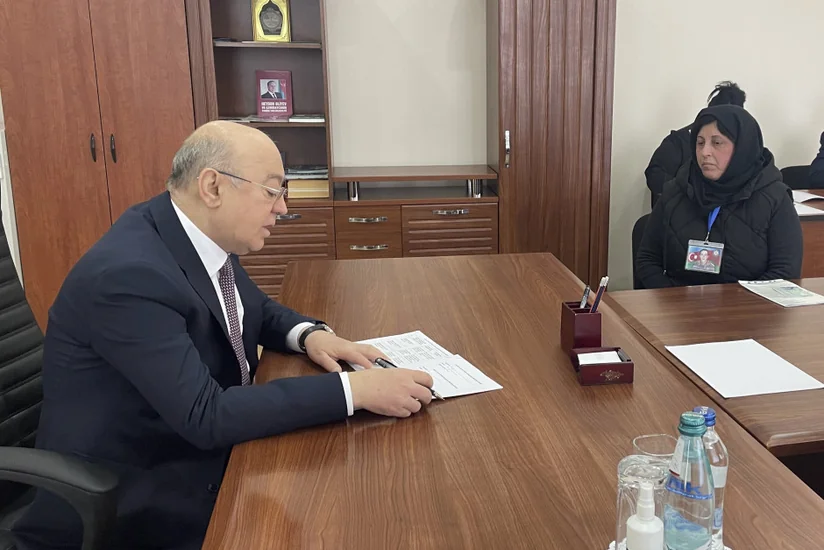 Kəmaləddin Heydərov Lənkəranda vətəndaşları qəbul edib