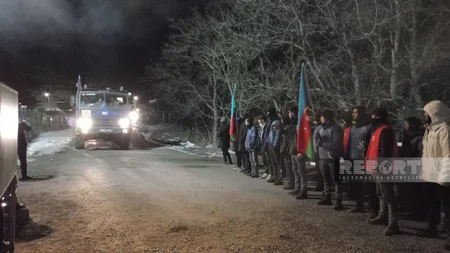 Xankəndi-Laçın yolunda sülhməramlıların 60 avtomobili maneəsiz keçib - YENİLƏNİB-7 