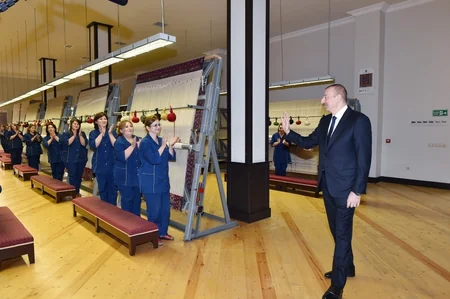 President Ilham Aliyev attended opening of Gabala branch of Azerkhalcha OJSC