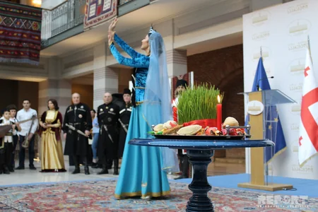 Tbilisi şəhər şurasında Novruz bayramına həsr olunmuş tədbir keçirilib - FOTO