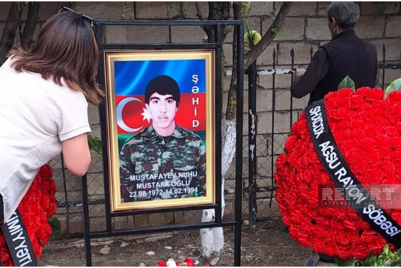 Ağsuda Birinci Qarabağ müharibəsinin şəhidi Nuhu Mustafayev dəfn edilib – YENİLƏNİB