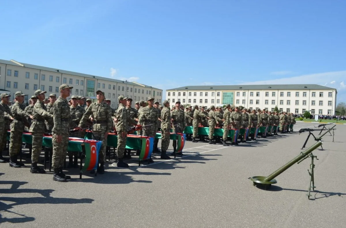 Hərbi hissələrdə andiçmə mərasimi keçirilib - FOTO - VİDEO