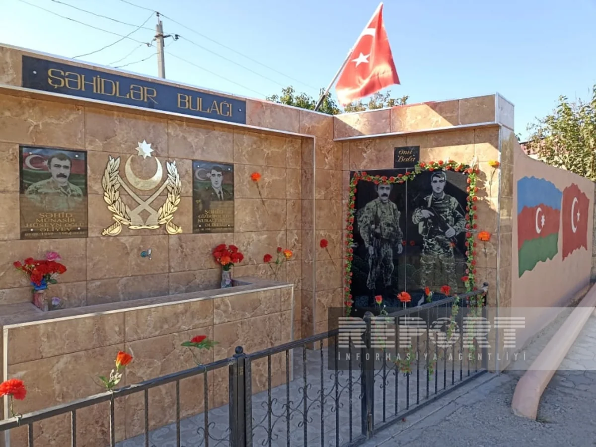 Ağcabədidə şəhidlərin xatirə bulağı kompleksindən oğurluq edilib