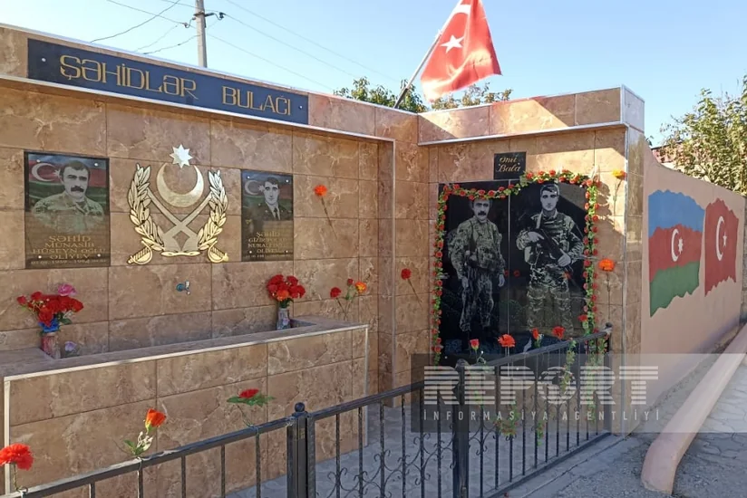 Ağcabədidə şəhidlərin xatirə bulağı kompleksindən oğurluq edilib