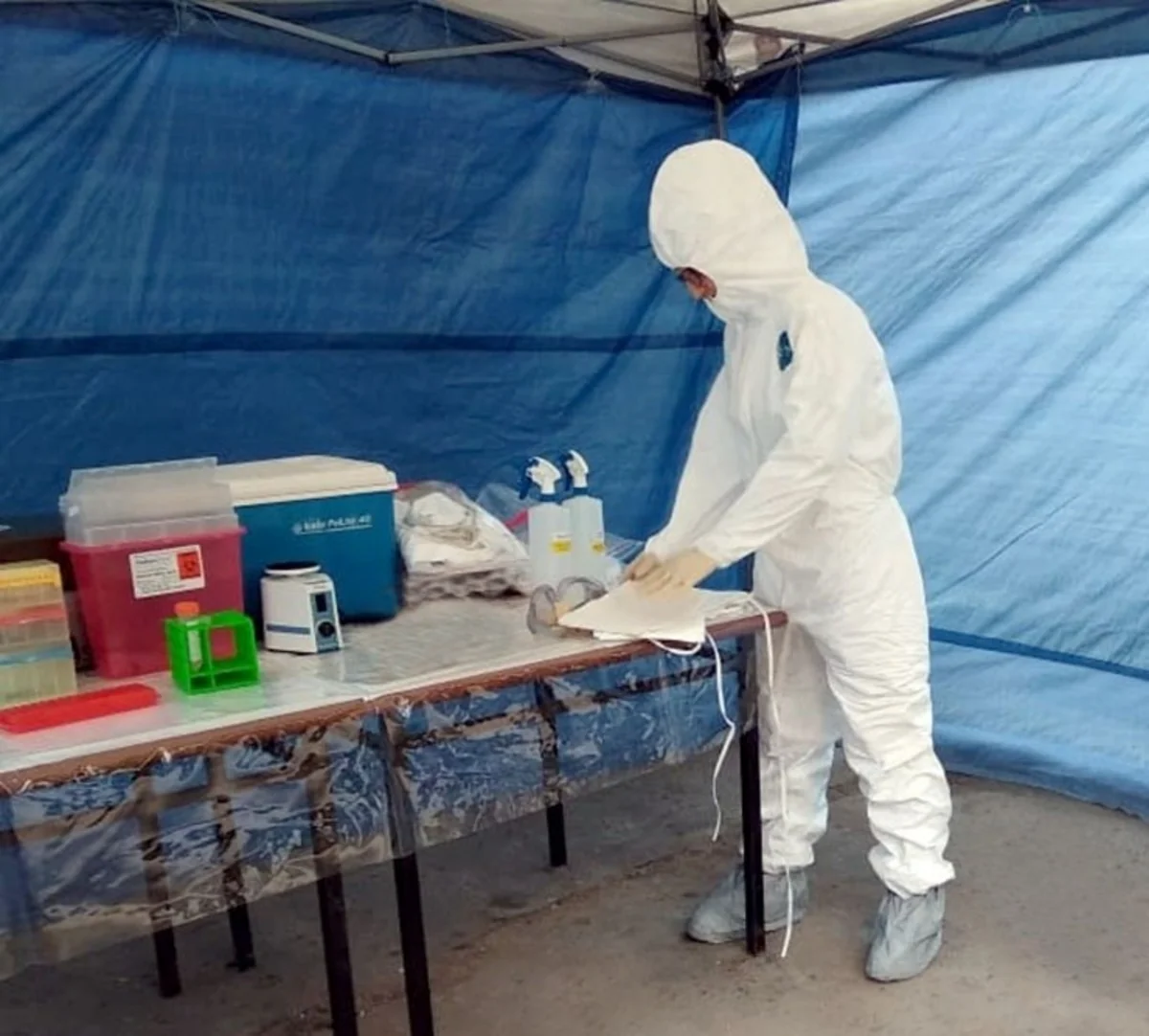 Mobile sanitary-epidemiological team held tactical-special training