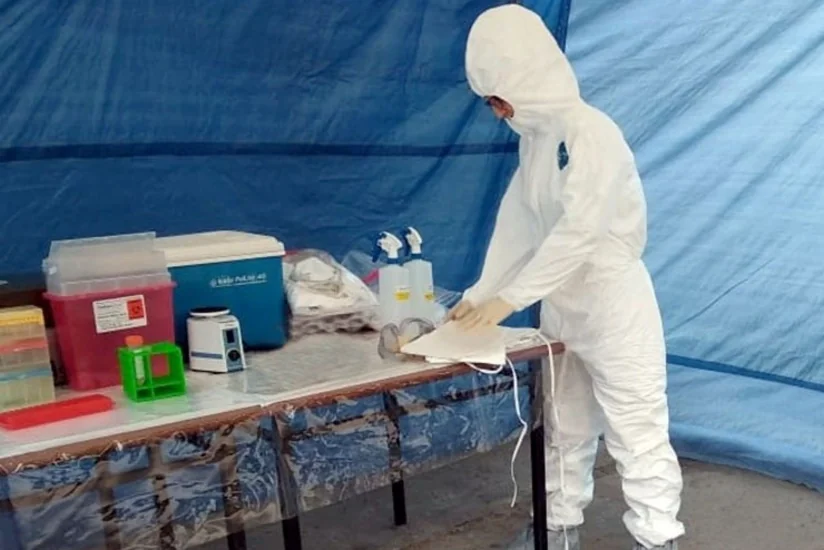 Mobile sanitary-epidemiological team held tactical-special training