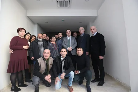 Tbilisidə Azərbaycandakı Gürcü Dram Teatrının 40 illiyi qeyd olunub - FOTO