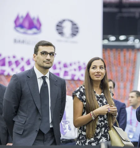 Arzu Aliyeva visits Baku Chess Olympiad venue, reviewed playing hall