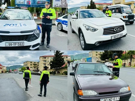 Balakəndə qaydaları pozan sürücü həbs olunub
