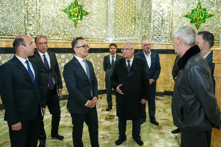 Ramin Məmmədov Bakıda fəaliyyət göstərən ziyarətgahlarda olub