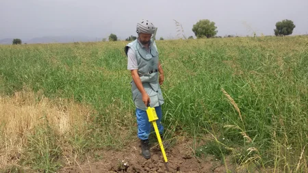 Ağdam və Tərtərdə partlamış hərbi sursatların qalıqları aşkar edilib