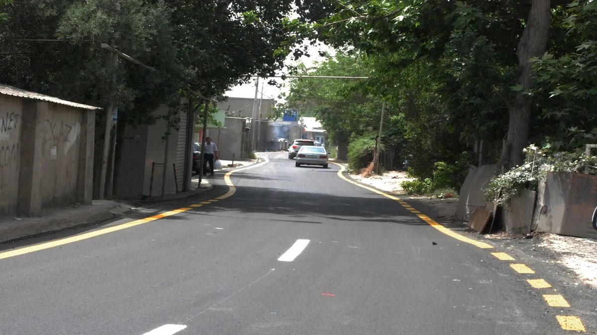 Bakıda daha iki küçə təmirdən sonra sürücülərin ixtiyarına verilib