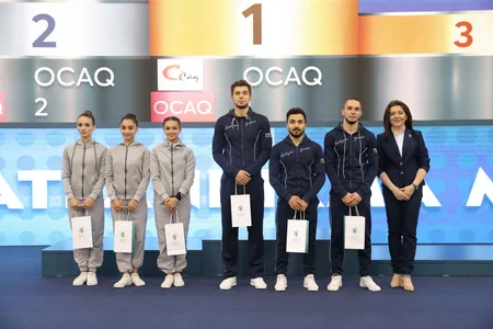 Bədii və aerobika gimnastikası üzrə Azərbaycan birinciliklərinə yekun vurulub