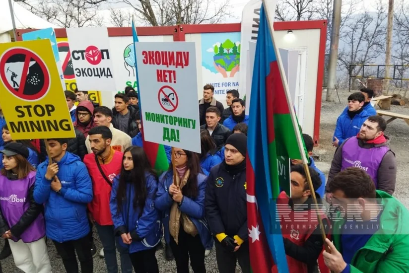 Экоакция на дороге Ханкенди-Лачын продолжается 99 дней: требования остаются неизменными