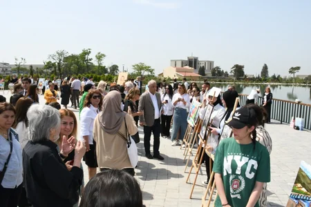 Ulu Öndərin 100 illik yubileyinə həsr olunmuş rəsm müsabiqəsi keçirilib
