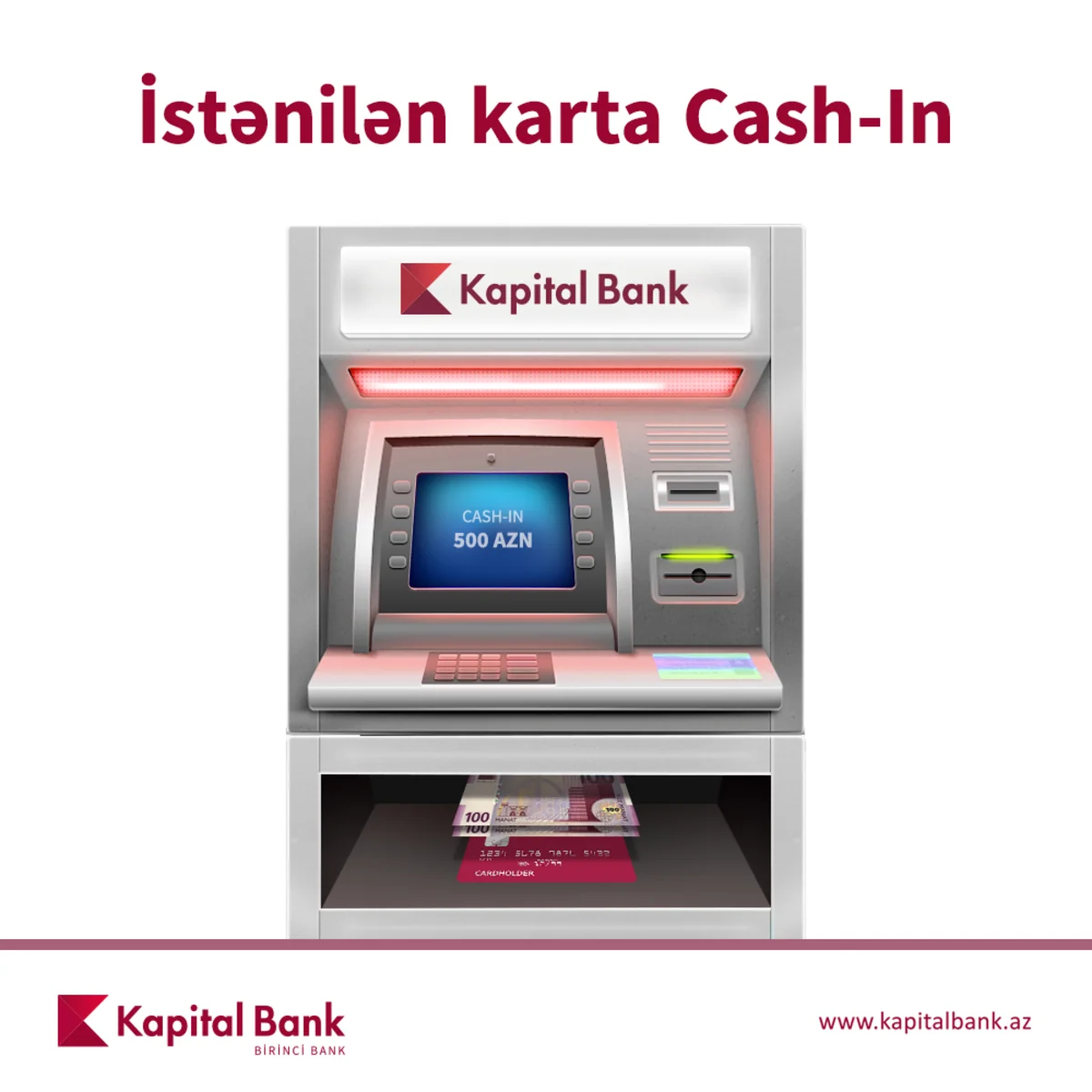 Kapital Bank bankomatlarına yeni funksiya əlavə edib