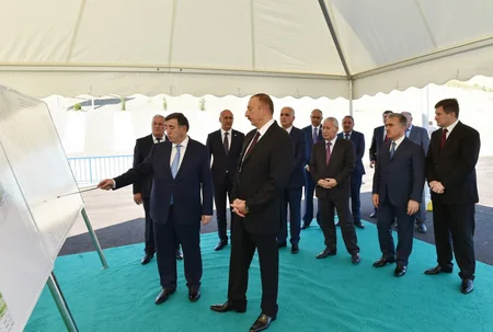 Siyəzən rayonunda da yeni suvarılacaq torpaqlara Taxtakörpü-Ceyranbatan kanalından suyun verilməsinə başlanıb