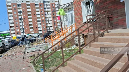 PHOTOS from site of massive airstrike on Kyiv