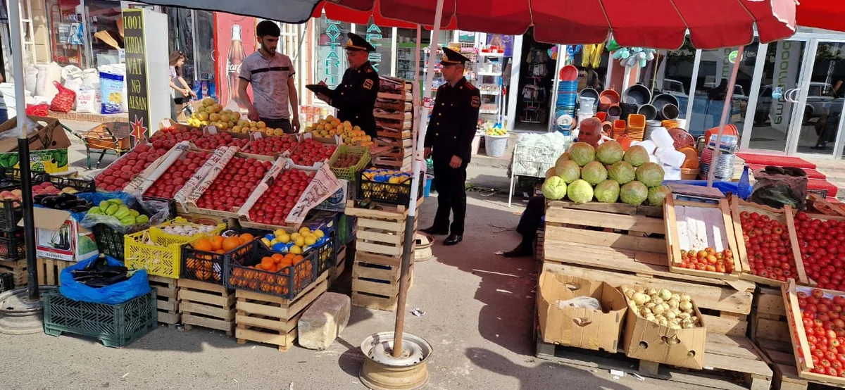 Balakəndə piyada səkilərində ticarətlə məşğul olanlar cərimələnib