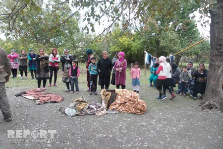 Tərtərdə fərdi yaşayış evi tamamilə yanıb - FOTO